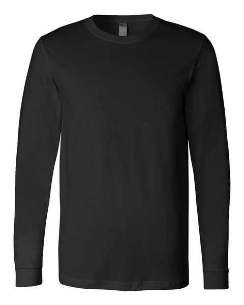 Bella + Canvas 3501 Unisex Jersey Long-Sleeve T-Shirt 100% Cotton