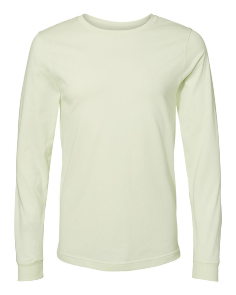 Bella + Canvas 3501 Unisex Jersey Long-Sleeve T-Shirt 100% Cotton