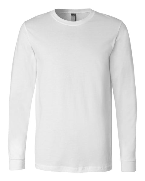 Bella + Canvas 3501 Unisex Jersey Long-Sleeve T-Shirt 100% Cotton