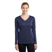 Ladies Long Sleeve PosiCharge Competitor V-Neck Tee