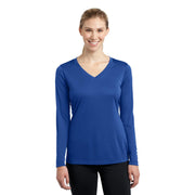 Ladies Long Sleeve PosiCharge Competitor V-Neck Tee