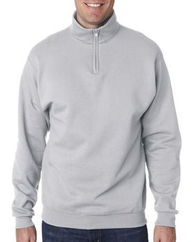 Jerzees 995 NuBlend Quarter-Zip Cadet-Collar Sweatshirt