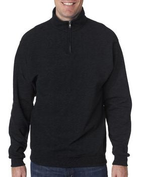 Jerzees 995 NuBlend Quarter-Zip Cadet-Collar Sweatshirt