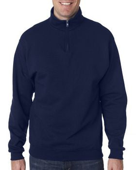 Jerzees 995 NuBlend Quarter-Zip Cadet-Collar Sweatshirt