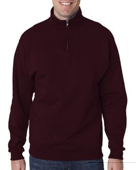 Jerzees 995 NuBlend Quarter-Zip Cadet-Collar Sweatshirt