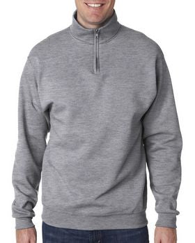 Jerzees 995 NuBlend Quarter-Zip Cadet-Collar Sweatshirt