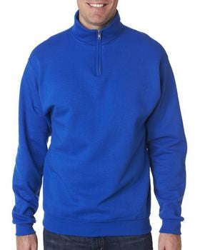 Jerzees 995 NuBlend Quarter-Zip Cadet-Collar Sweatshirt