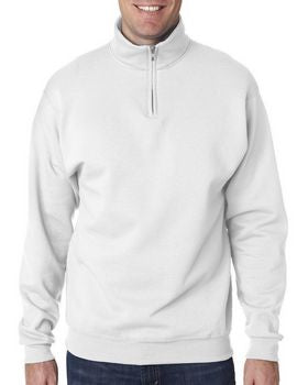 Jerzees 995 NuBlend Quarter-Zip Cadet-Collar Sweatshirt