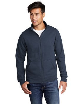 Port & Company PC78FZ Core Fleece Cadet Full-Zip Sweatshirt