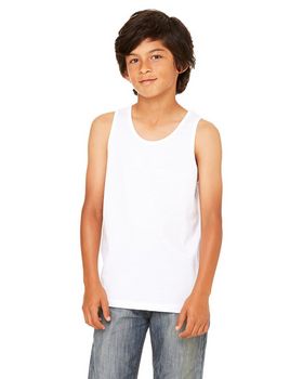 Bella + Canvas 3480Y Youth Jersey Tank 100% Cotton