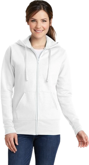 Ladies Core Fleece Full-Zip Hooded Sweatshirt