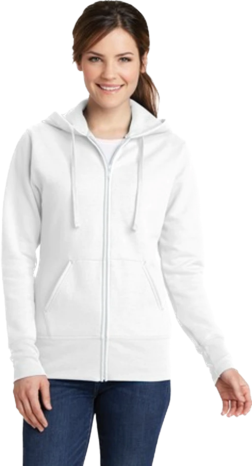 Ladies Core Fleece Full-Zip Hooded Sweatshirt